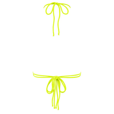 Citron Micro Rib Brasil Bikini Top