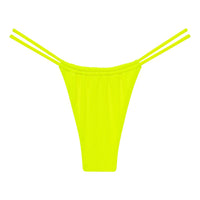 Citron Micro Rib Brasil Bikini Bottom