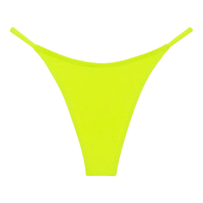 Citron Micro Rib Celeste Bikini Bottom