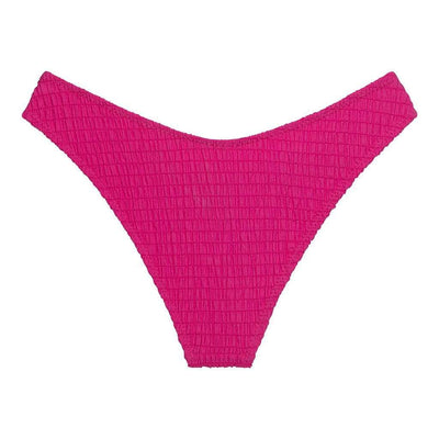 Hibiscus Scrunch Lulu (Zig Zag Stitch) Bikini Bottom