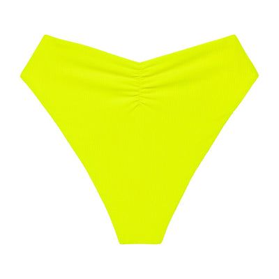 Citron Micro Rib Paula Bikini Bottom