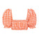Shrimp Gingham Marcela Bikini Top