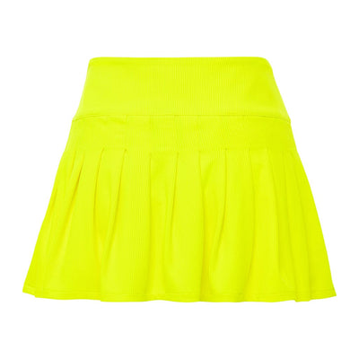Citron Micro Rib Tennis Skirt