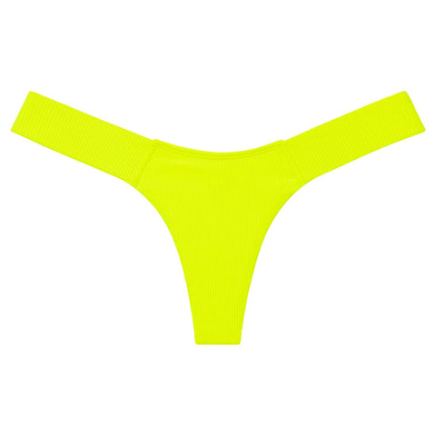 Citron Micro Rib Uno Bikini Bottom