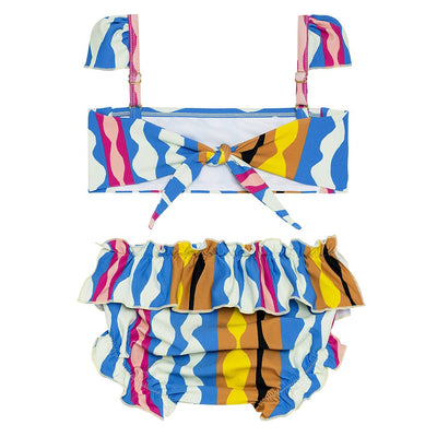 Abstract Mini Cabana Bikini Set
