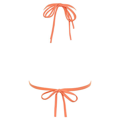 Coral Euro Bow Bikini Top