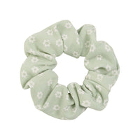 Jade Floral Scrunchie