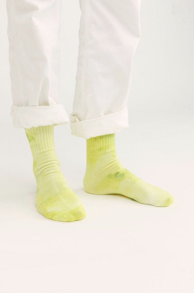 Tie Dye Bamboo Socks (Lime)