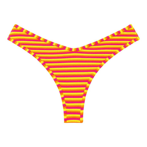 Neon Stripe Lulu Bikini Bottom