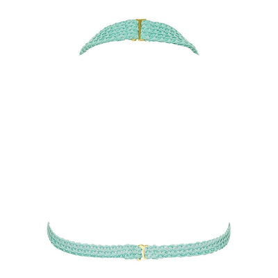 Turquoise Crochet Lani Bikini Top