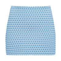 Wave Repeat Micro Skirt